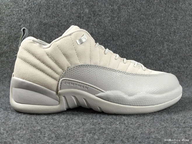 Grey Suede 308317-002 Air Jordan 12 Low 0812